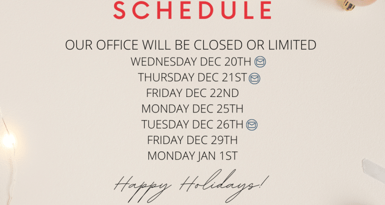 Shift Brokers Holiday Schedule 2023